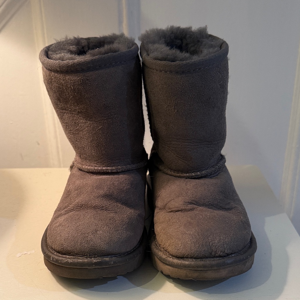Unisex Ugg Cozy Gray Kids Boots